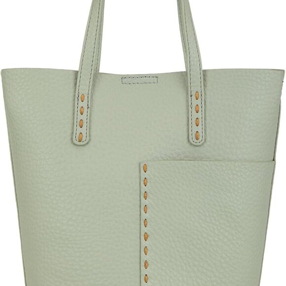 Small Bucket Purses for Women Top Handle Purses and Satchel Handbags with Cosmet - Picture 2 of 7